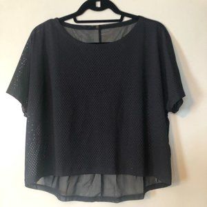 Mesh workout top